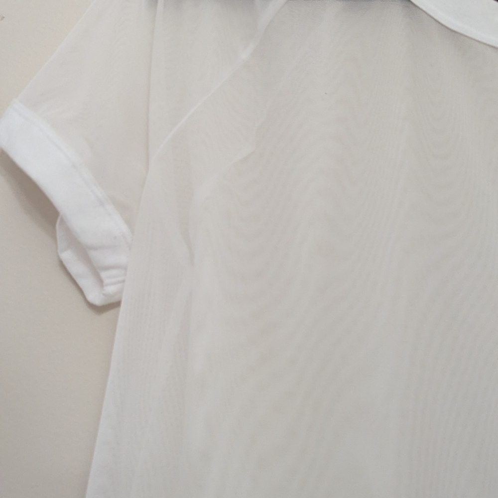 PINK Victoria's Secret White Sheer Women's Top - Picture 3 of 4